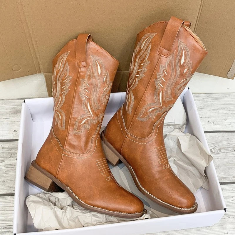 Bota Texana Feminina Buk Paris