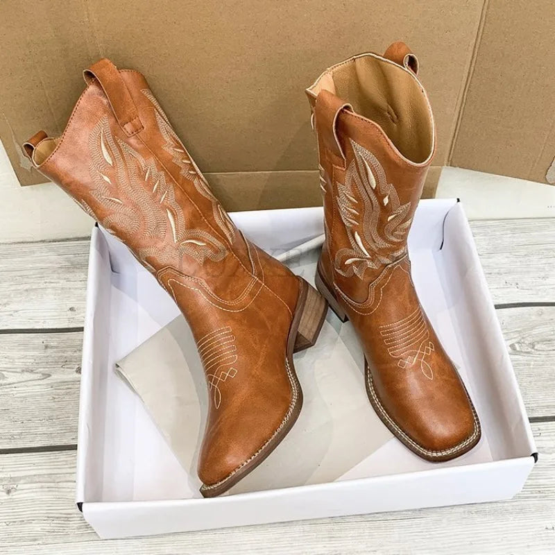 Bota Texana Feminina Buk Paris