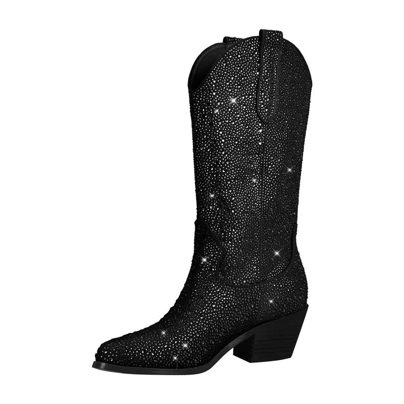 Bota Texana Feminina Preta