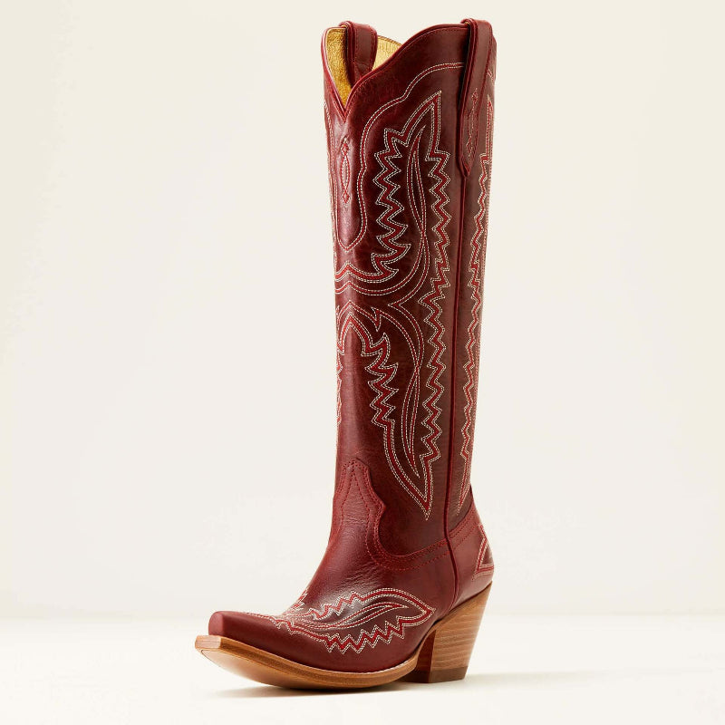 Botas Texanas Femininas Aurora Vinho