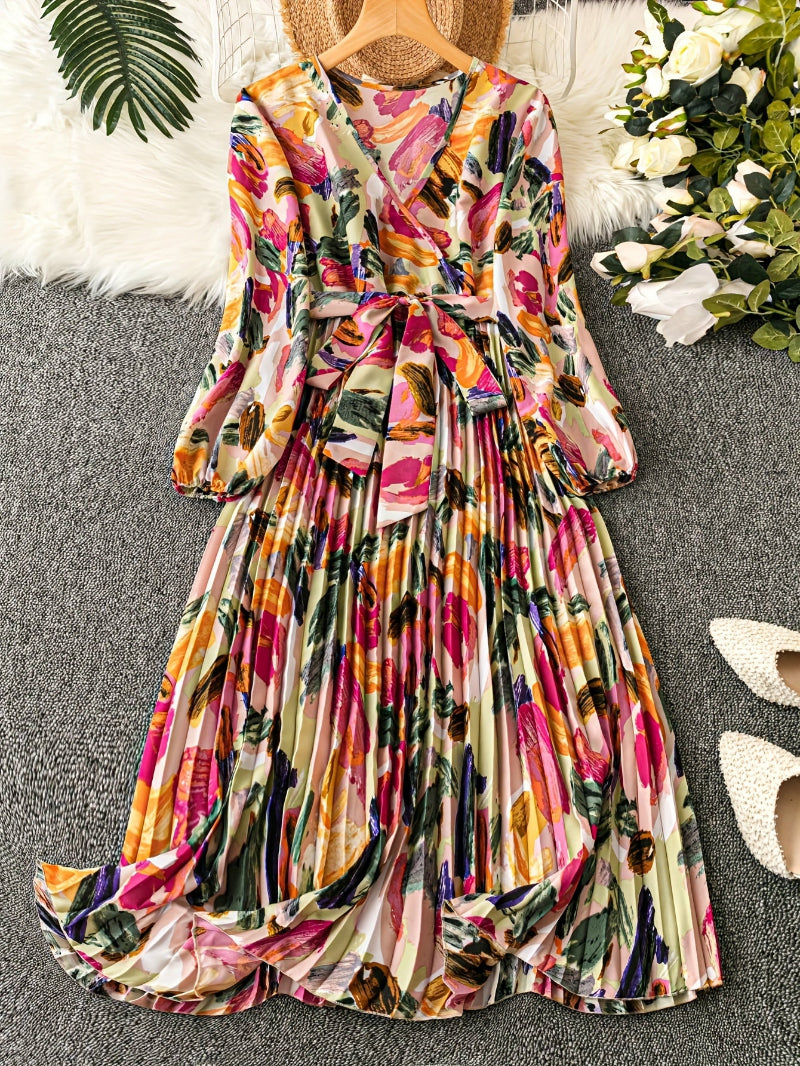 Vestido Midi Elegante Pluz Size