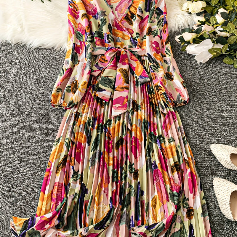 Vestido Midi Elegante Pluz Size