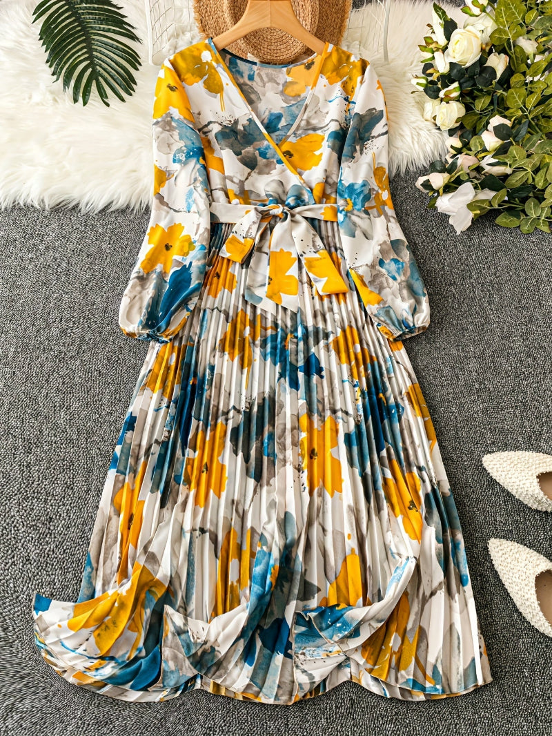 Vestido Midi Elegante Pluz Size