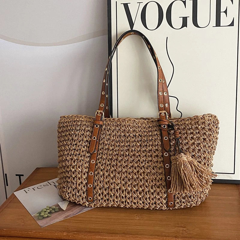 Bolsa de Palha Para Praia