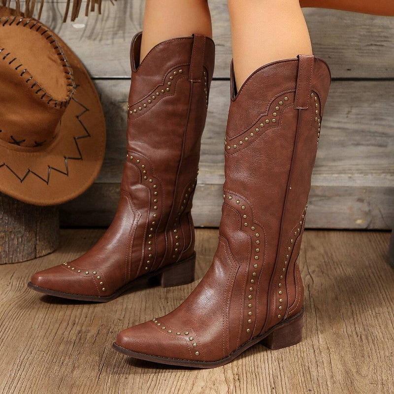 Bota Texana Feminina Boho