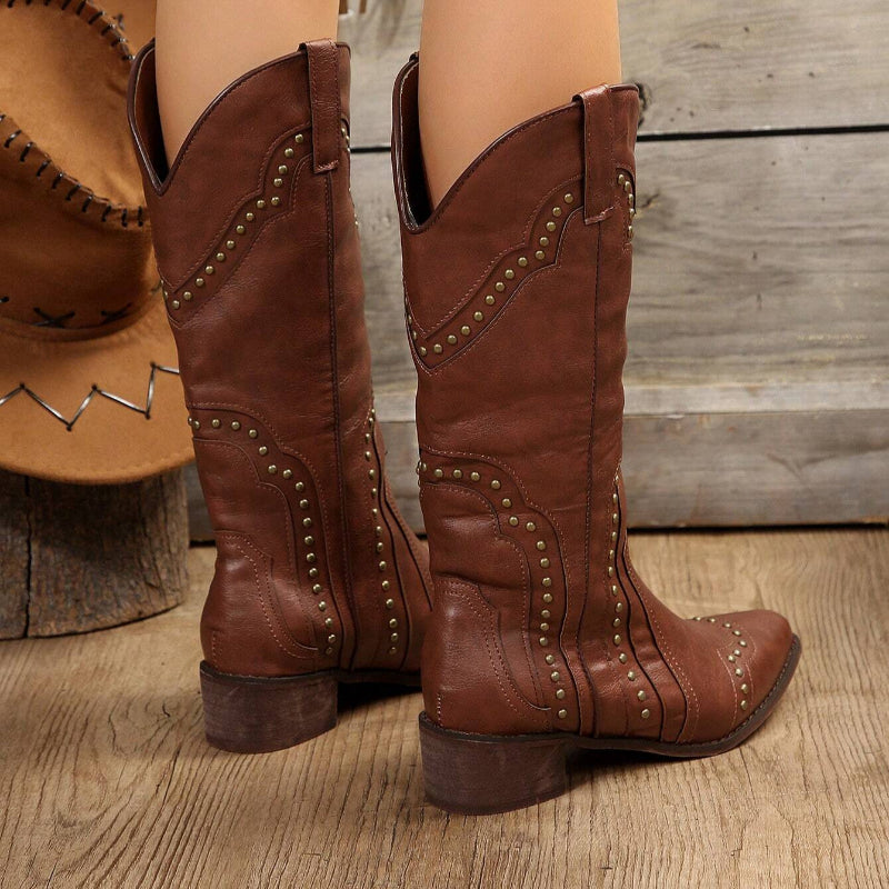 Bota Texana Feminina Boho