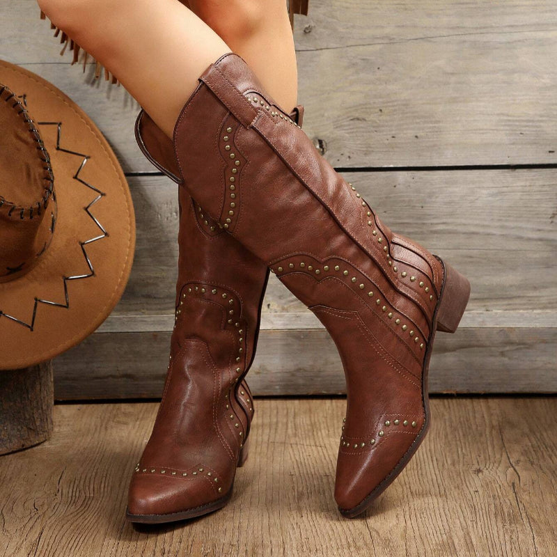 Bota Texana Feminina Boho