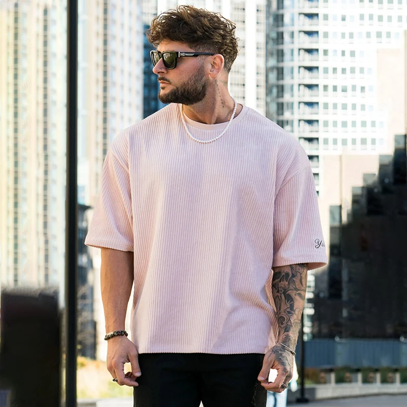 Camiseta Oversized Masculina Luxo Casual