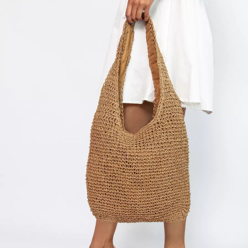 Bolsa de palha croche