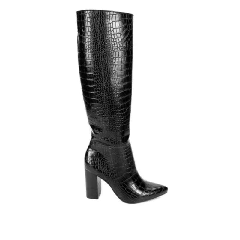 Bota Cano Alto Preta Jade