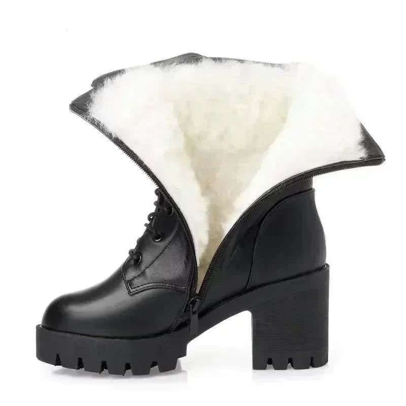 Bota de Couro Feminina 