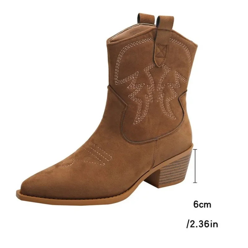 Botas Texana Feminina Cano Curto Isa