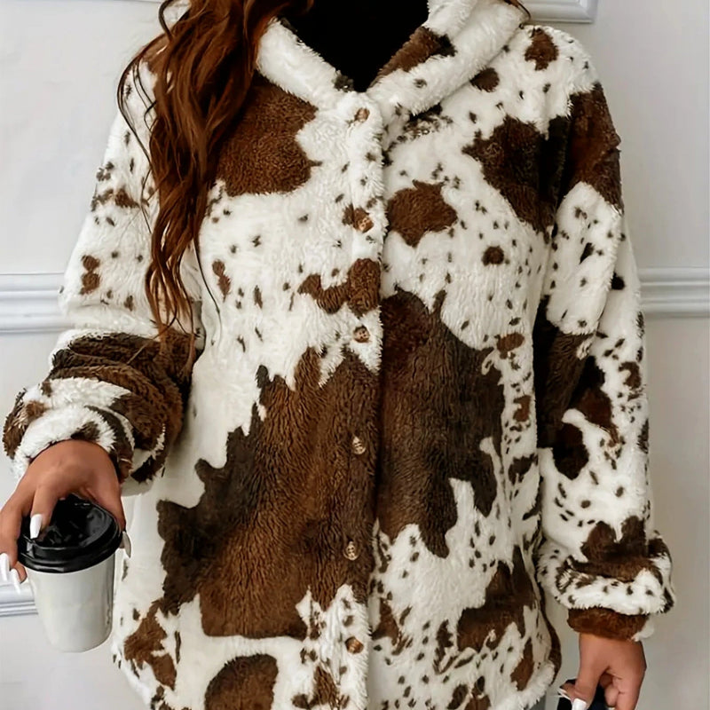 Casaco Feminino Cow Print