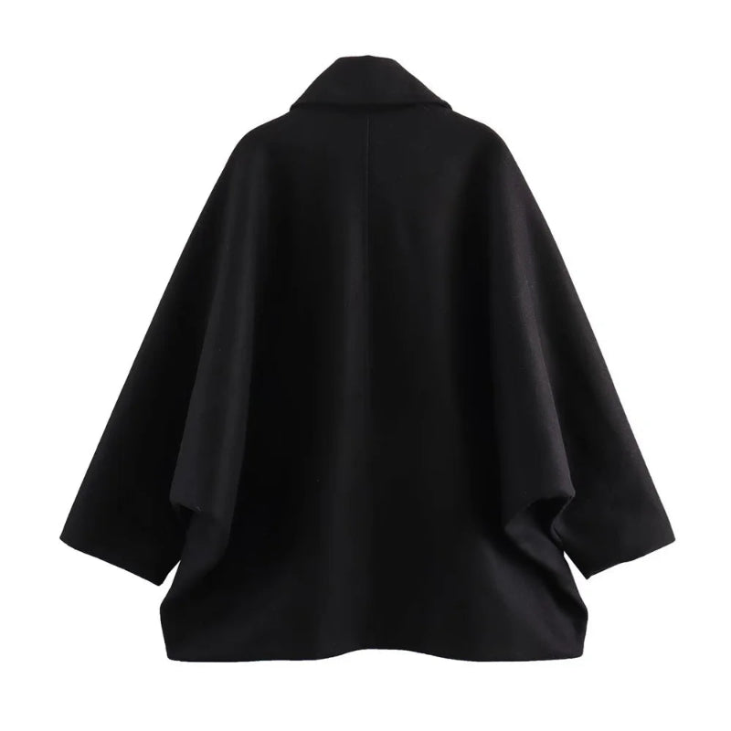 Casco Feminino de Inverno Preto