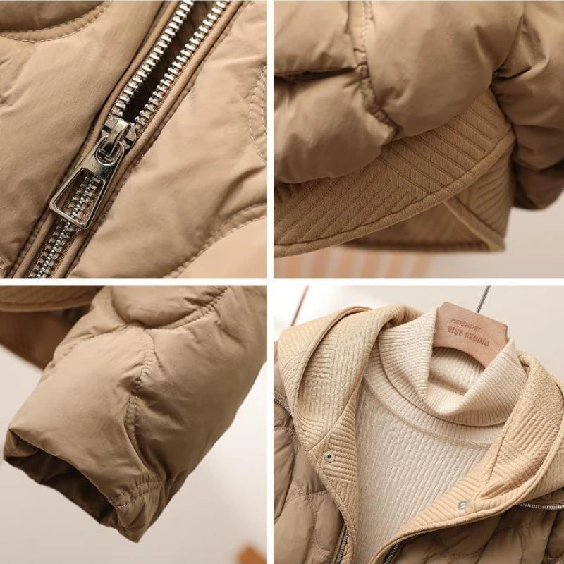 Casacos FemininoDe Inverno Bege