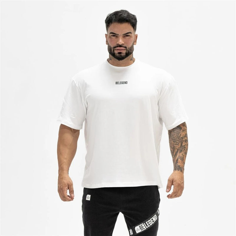 Camiseta Oversized Masculina Para Treino