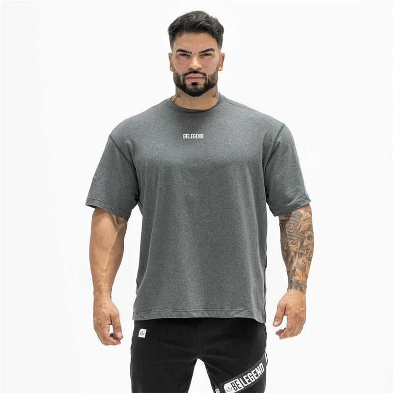 Camiseta Oversized Masculina Para Treino