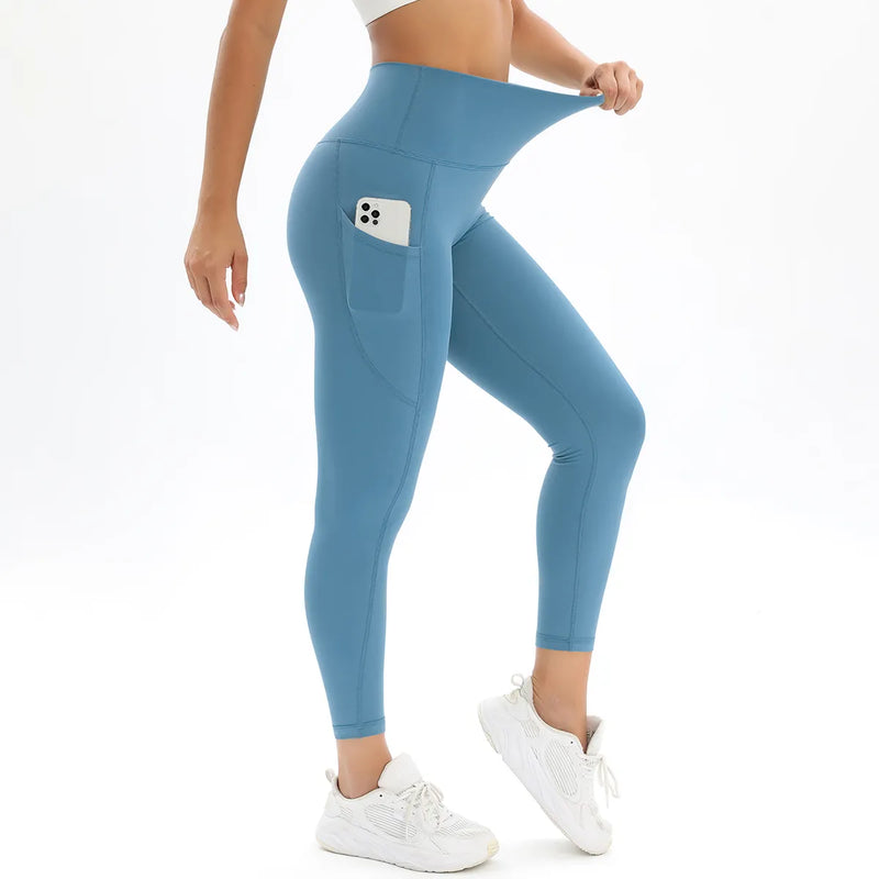 Roupas de Academia Feminina Calça Leggin Cintura Alta