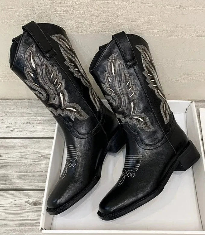 Botas Texana Feminina Cansas Preto