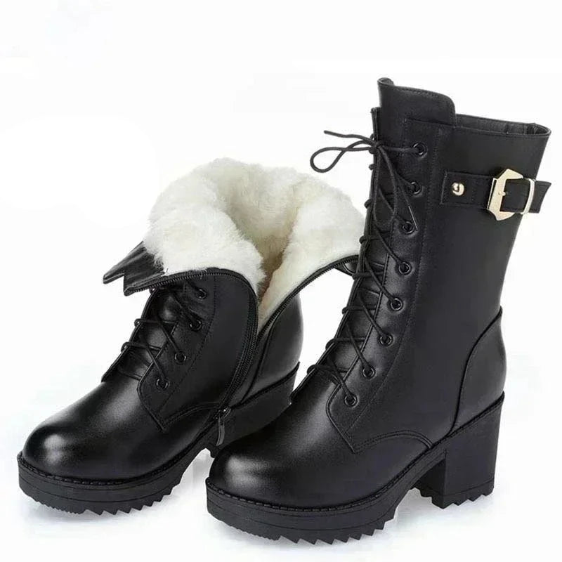 Bota de Couro Feminina Houston