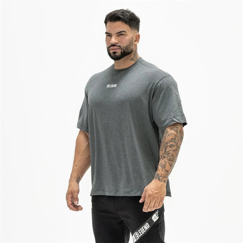 Camiseta Oversized Masculina Para Treino