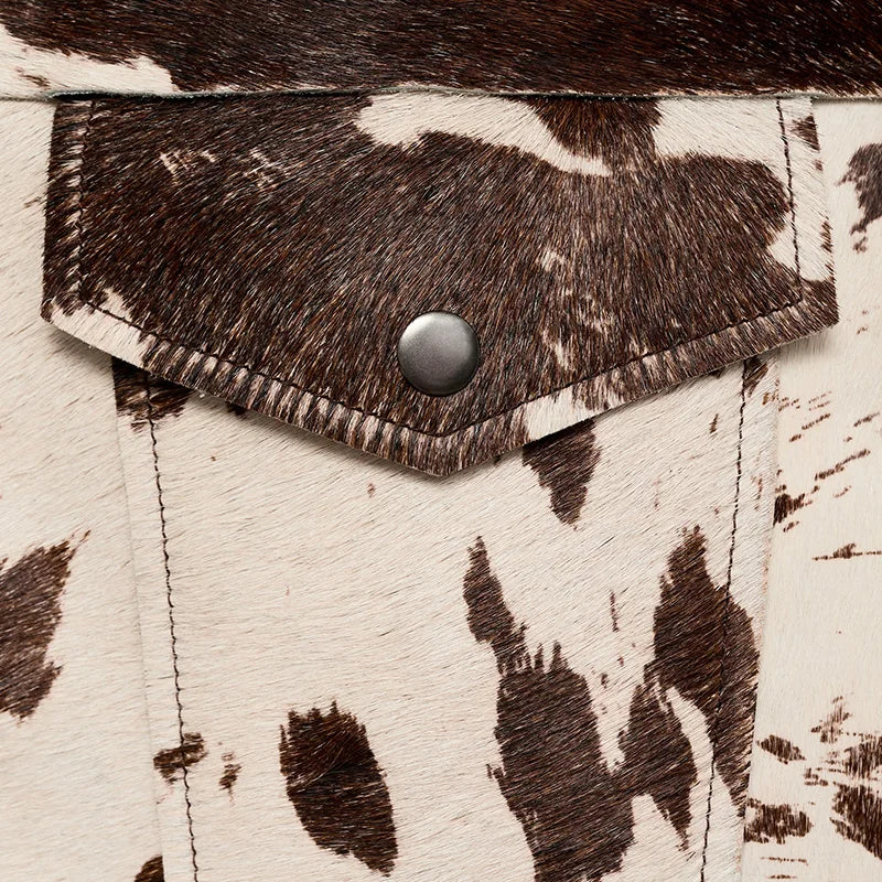 Jaqueta Feminina Cow Print